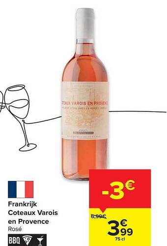 Carrefour Frankrijk Coteaux Varois En Provence aanbieding
