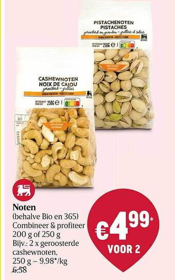 Delhaize Noten aanbieding