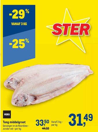 Makro Tong Middelgroot aanbieding