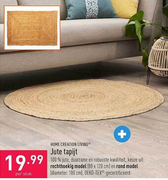 ALDI Jute Tapijt aanbieding