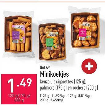 ALDI Gala Minikoekjes aanbieding