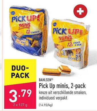 ALDI Bahlsen Pick Up Minis, 2pack aanbieding