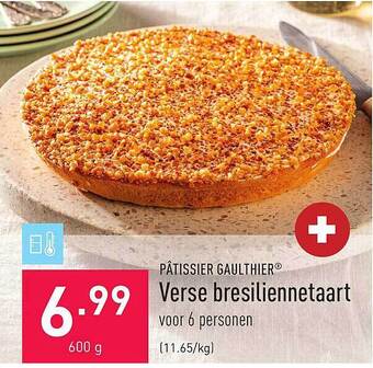 ALDI Verse Bresiliennetaart aanbieding