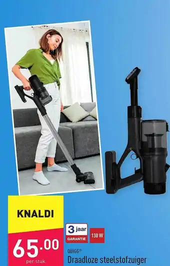 ALDI Draadloze Steelstofzuiger aanbieding