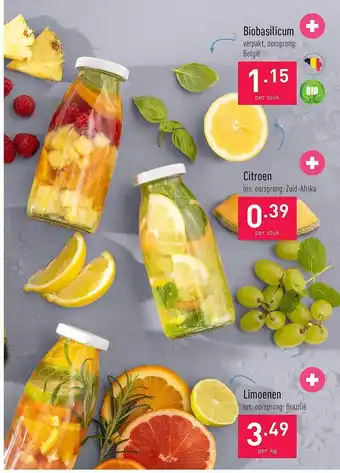 ALDI Biobasilicum, Citroen, Limoenen aanbieding