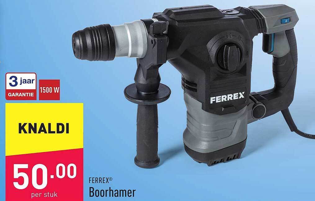 Ferrex Boorhamer promotie bij ALDI