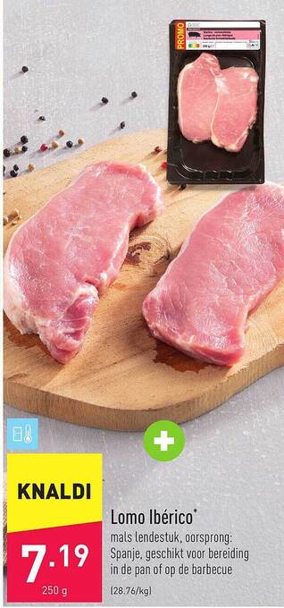 ALDI Lomo Ibérico aanbieding