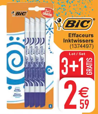 Cora Bic Effaceurs Inktwissers, 1374497 aanbieding