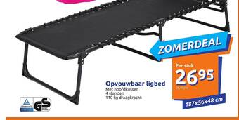 Opvouwbaar Ligbed