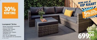 GAMMA Loungeset Torino aanbieding
