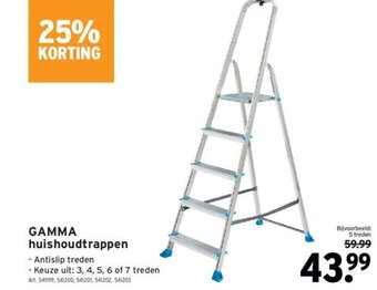 GAMMA Gamma Huishoudtrappen aanbieding