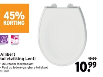 GAMMA Allibert Toiletzitting Lenti aanbieding