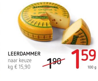 Spar Colruyt Leerdammer 100g aanbieding