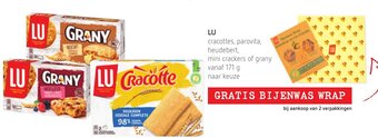 Spar Colruyt LU Cracottes, Parovita, Heudebert, Mini Crackers of Grany aanbieding