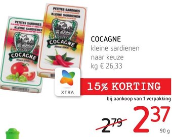 Cocagne Kleine Sardienen