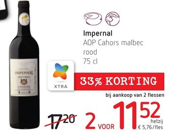 Impernal AOP Cahors Malbec Rood 75cl 2 Voor