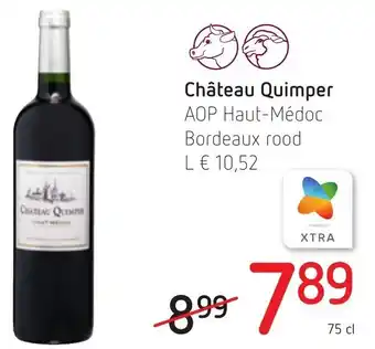 Spar Colruyt Château Quimper AOP Haut-Médoc Bordeaux Rood 75cl aanbieding