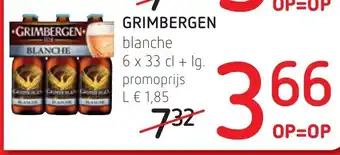 Spar Colruyt Grimbergen Blanche 6 x 33cl + lg aanbieding