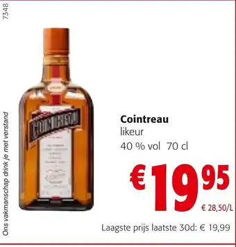 Colruyt Cointreau 70cl aanbieding