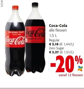 Colruyt Coca-cola 1,5L aanbieding