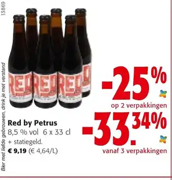 Colruyt Red by petrus 6 x 33cl aanbieding