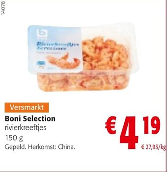 Colruyt Boni selection 150g aanbieding