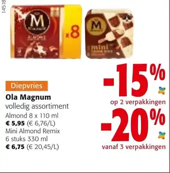 Colruyt Ola magnum 8 x 110ml aanbieding