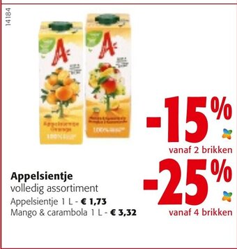 Colruyt Appelsientje 1L aanbieding