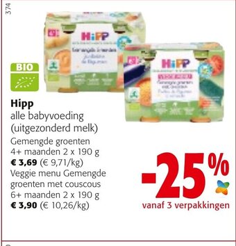 Colruyt Hipp aanbieding