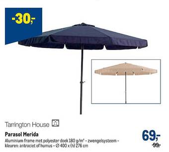 Makro Parasol Merida aanbieding