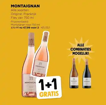 Jumbo Montaignan Rose, 750 ml aanbieding