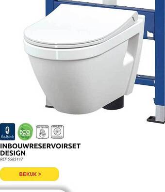 Brico Inbouwreservoirset Design aanbieding