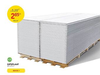 Brico Gipsplaat aanbieding