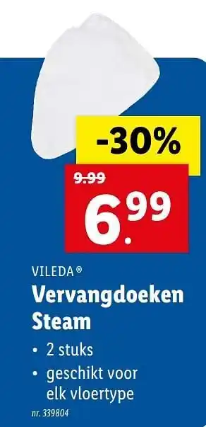 Vervangdoeken steam