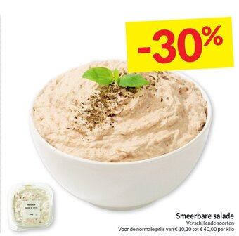 Intermarché Smeerbare salade aanbieding