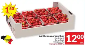 Intermarché Aardbeien voor confituur 4 KG aanbieding