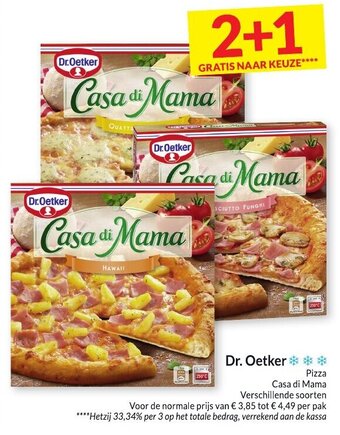 Intermarché Dr. Oetker Pizza Casa di Mama aanbieding