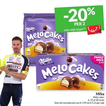 Intermarché Milka Melo cakes aanbieding