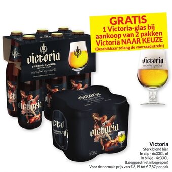 Intermarché Victoria Sterk blond bier aanbieding