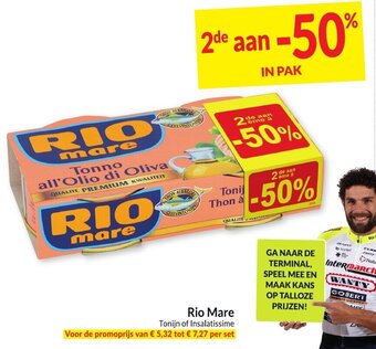 Intermarché Rio Mare Tonijn of Insalatissime aanbieding