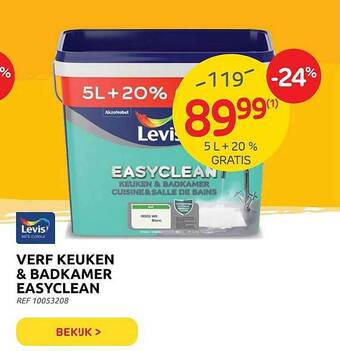 Brico Verf Keuken & Badkamer Easyclean aanbieding
