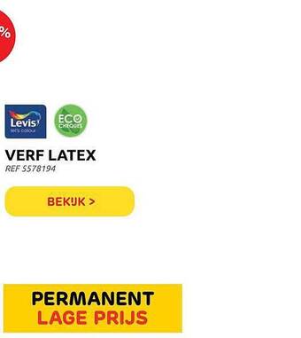 Brico Verf Latex aanbieding