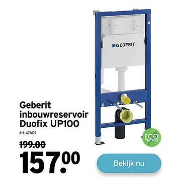 GAMMA Geberit Inbouwreservoir Duofix Up100 aanbieding