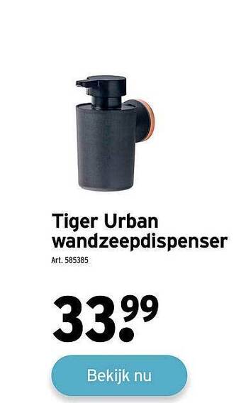 GAMMA Tiger Urban Wandzeepdispenser aanbieding