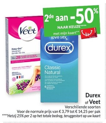 Intermarché Durex of Veet aanbieding