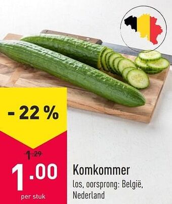 ALDI Komkommer aanbieding