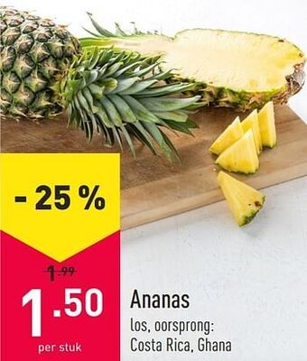 ALDI Ananas aanbieding