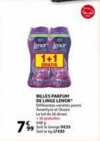 Auchan Lenor Billes Parfum de Linge aanbieding