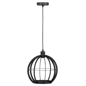 Leen Bakker Hanglamp Xander - zwart - 150xØ30 cm aanbieding