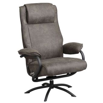 Leen Bakker Relaxfauteuil Vic - antraciet aanbieding